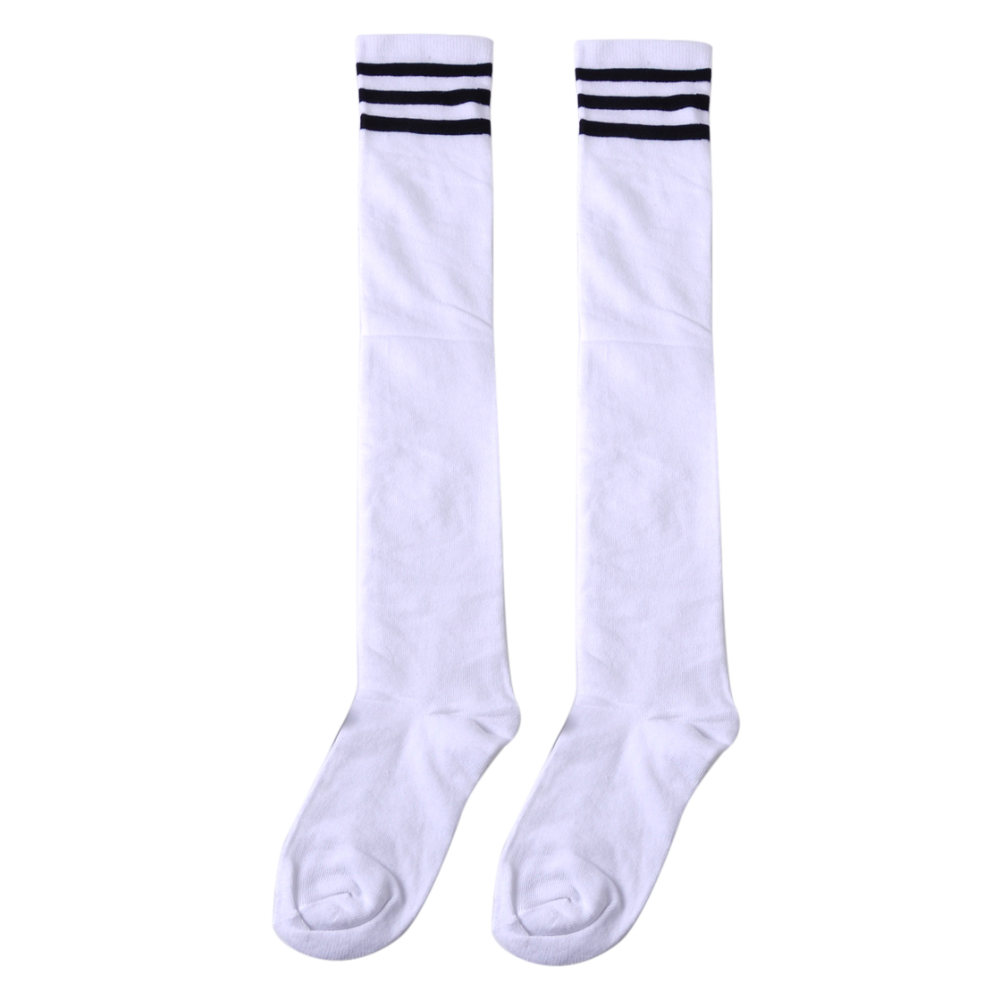 black knee high tube socks