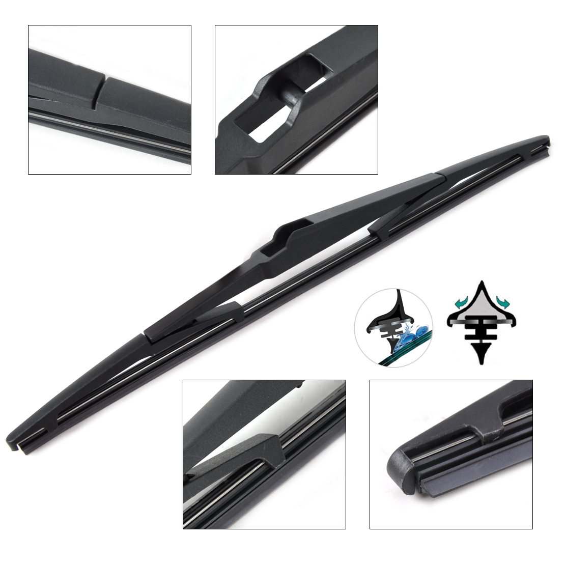 Rear Windscreen Windshield Wiper Arm +Blade Kit For LEXUS RX300 RX330 RX350 2011 Lexus Rx 350 Wiper Blade Size