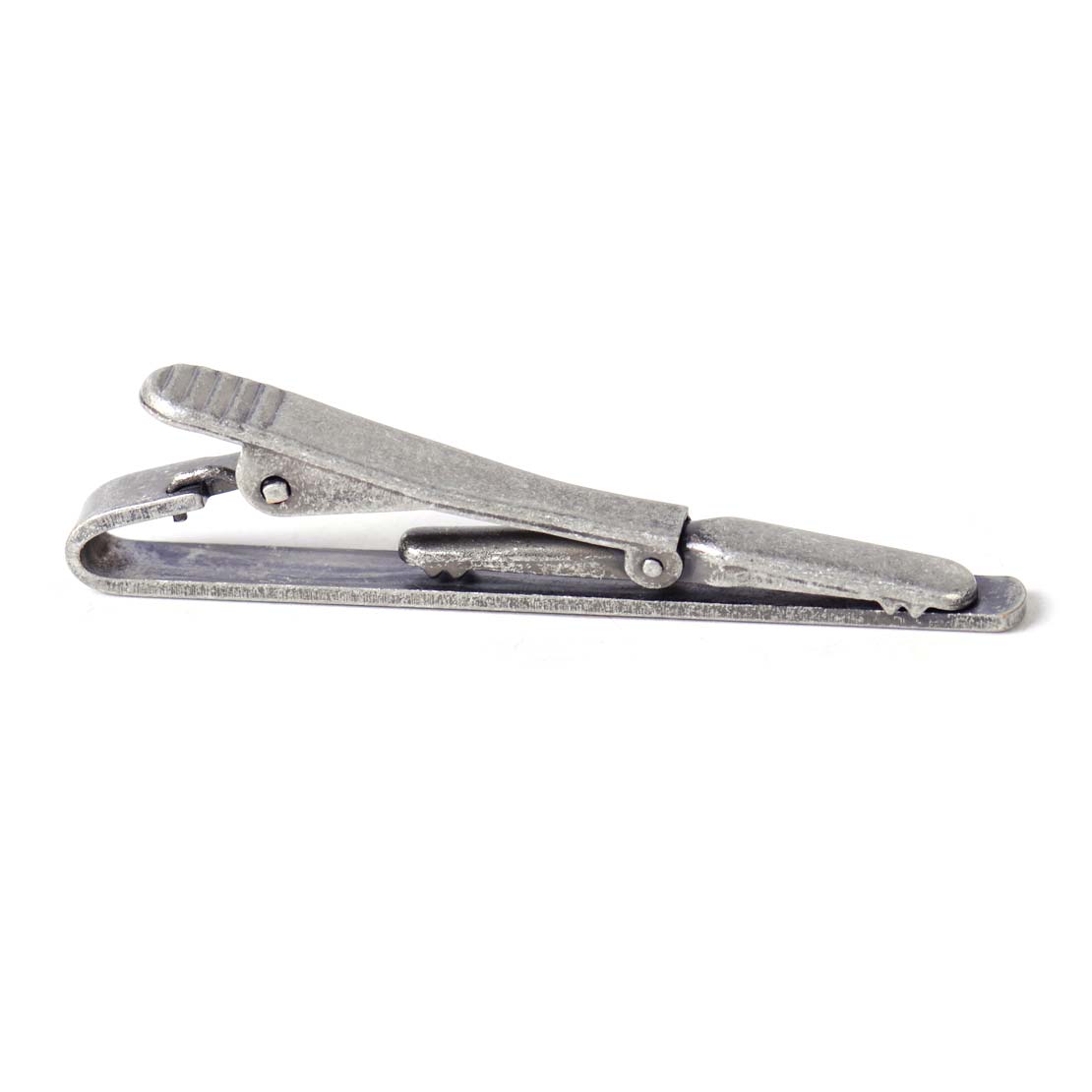 Ochoos Fashion Men Metal Silver Gold Simple Necktie Tie Bar Clasp Clip Clamp Pin Clamp Tool Size: Silver 