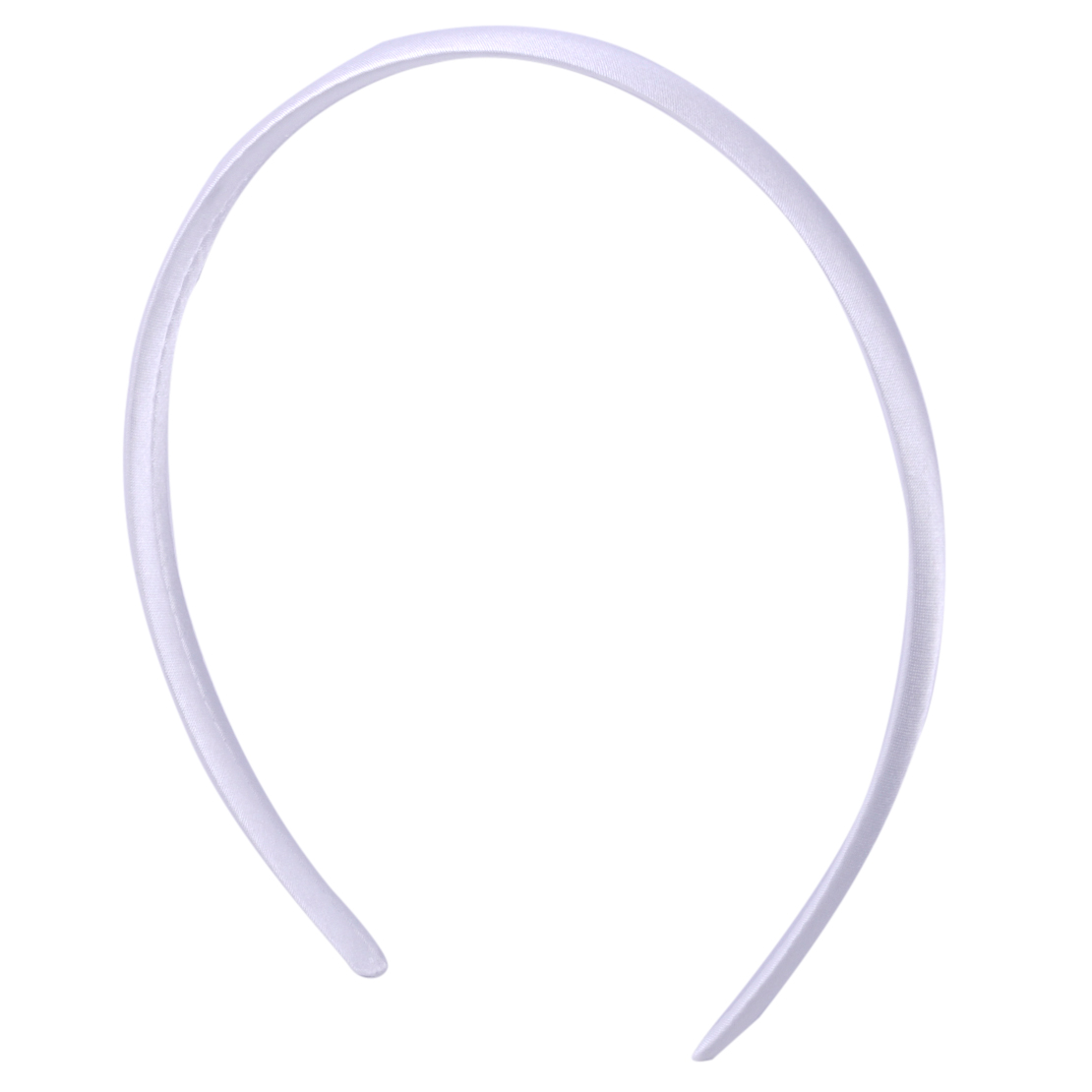 12/Set Plastik Haarreifen Haarband Kopfband Haar Reifen Weiß 10mm Haar praktisch 