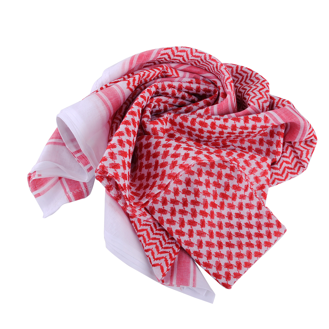 Herren Arabische Muslim Keffiyeh Turban Kopfbedeckung Kopftuch Headwrap Schal 