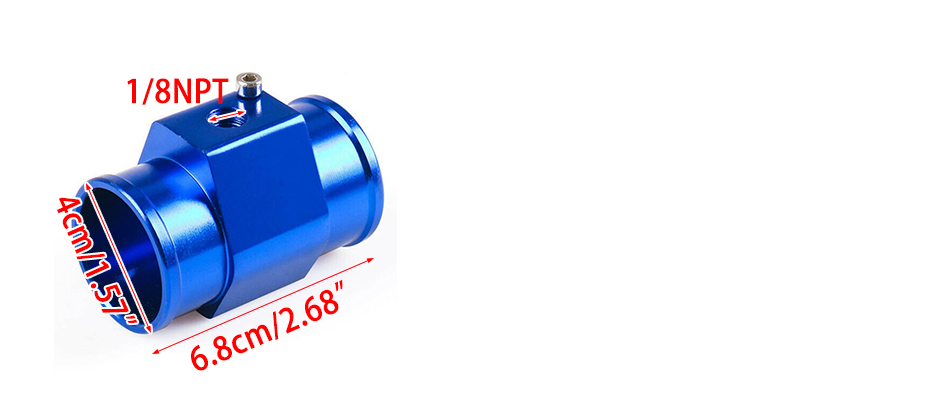 Koso Temperature Adapter Water Temp Temperature Joint Pipe Hose Sensor Gauge Adapter For Universal Motorcycle (22mm - View #7