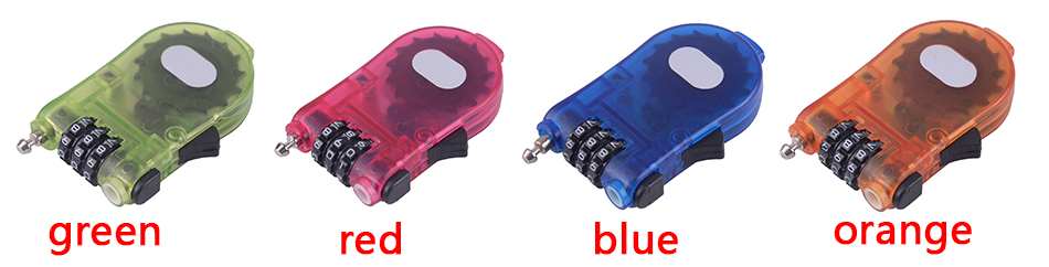 retractable cable bike lock