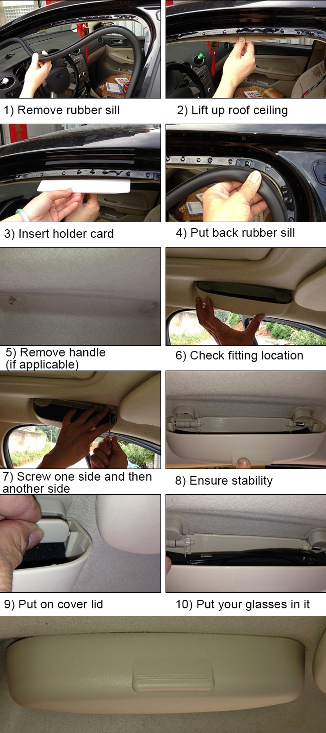 Kohlefaser Auto Fenster Aufzug Abdeckung Für Hyundai Kona Encino 18-19 Schalter