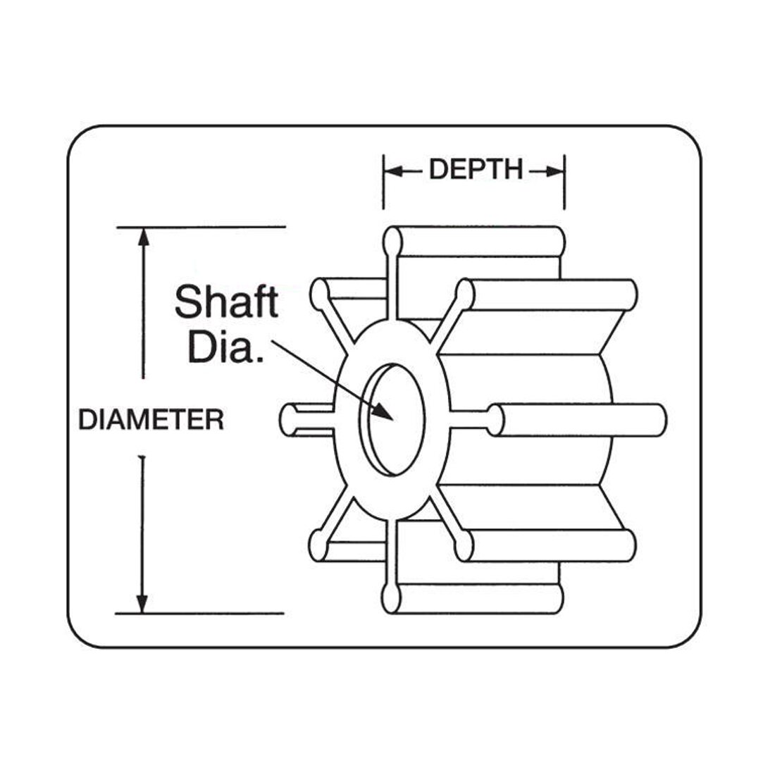 GENUINE YANMAR Sea Water Pump - 2YM15 - 3YM20 - 3YM30 (new style