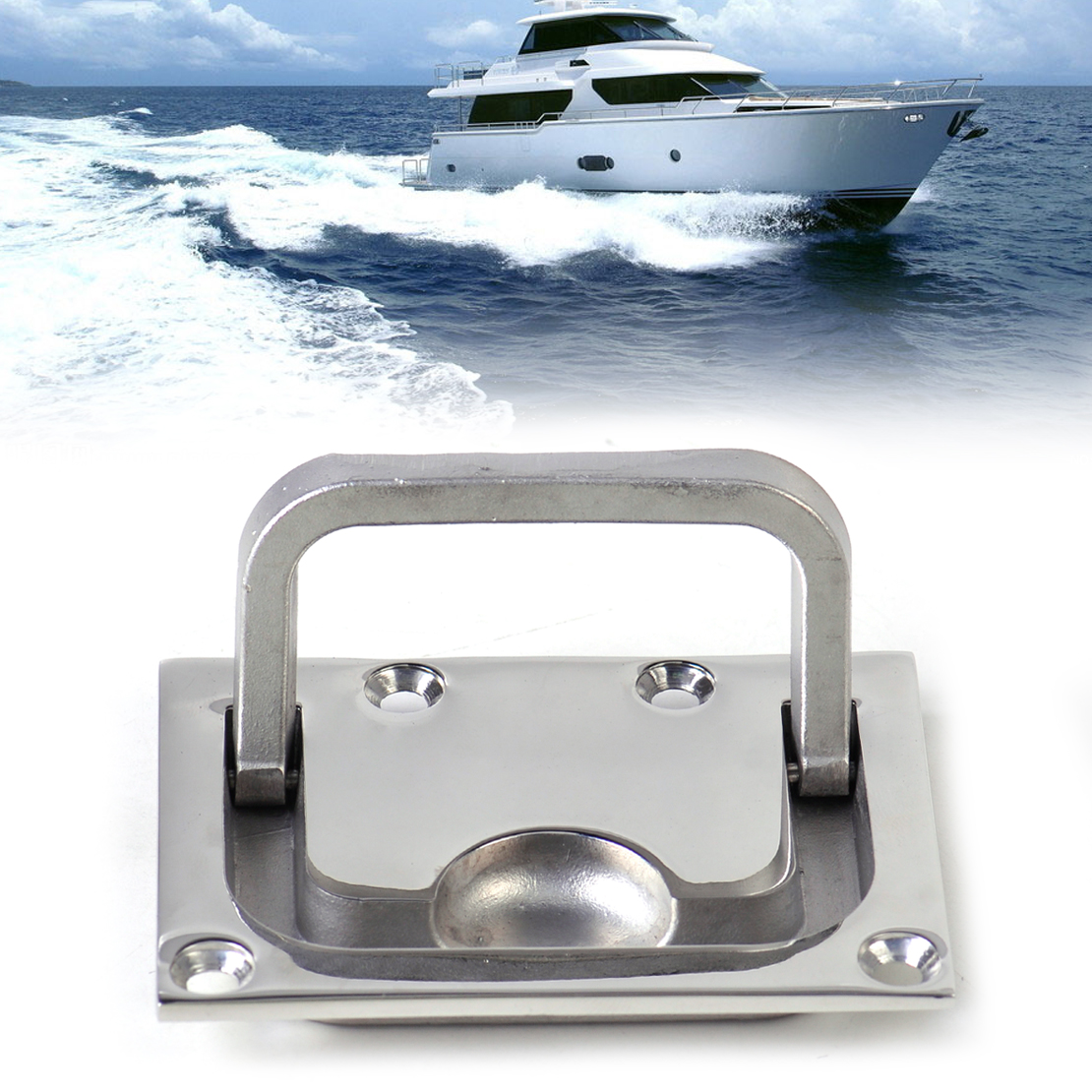 New Sale Stainless Steel Boat Marine Flush Hatch Locker Lift