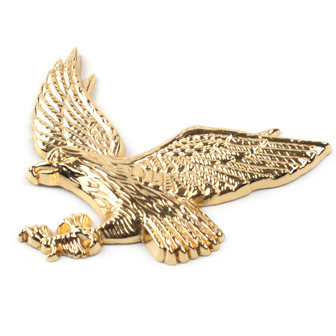 3D Eagle Hawk Rising Car Emblem Badge Decal Trim Sticker Sport Silver ...