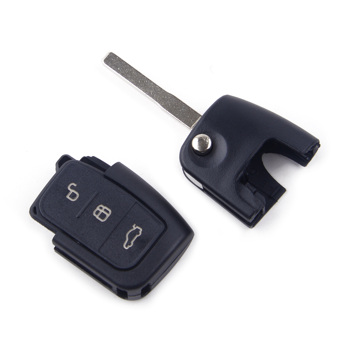 Klappschlüssel Gehäuse Schlüssel passt für Ford Mondeo MK4 Fiesta Focus  C-Max ye
