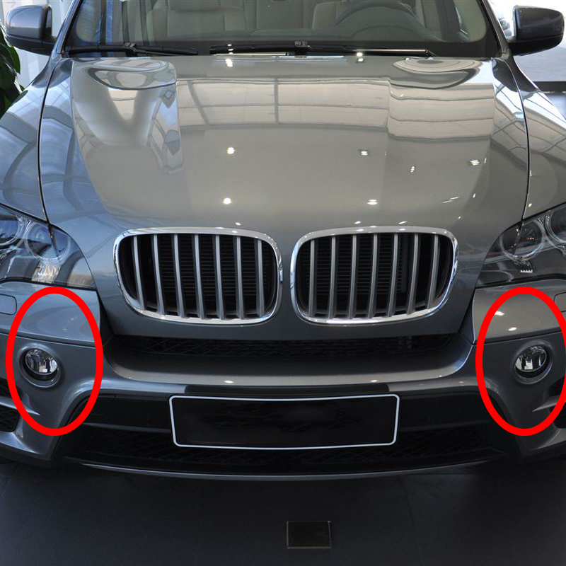 Pair Left + Right Side Fog Light Lamp Foglight Assembly Fit for BMW X5