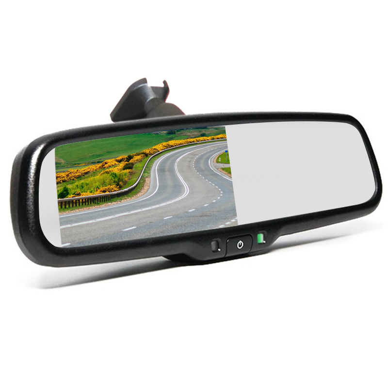 4.3" Auto Rückfahrkamera Einparkhilfe Monitor Rückspiegel Nachsicht TFT LCD