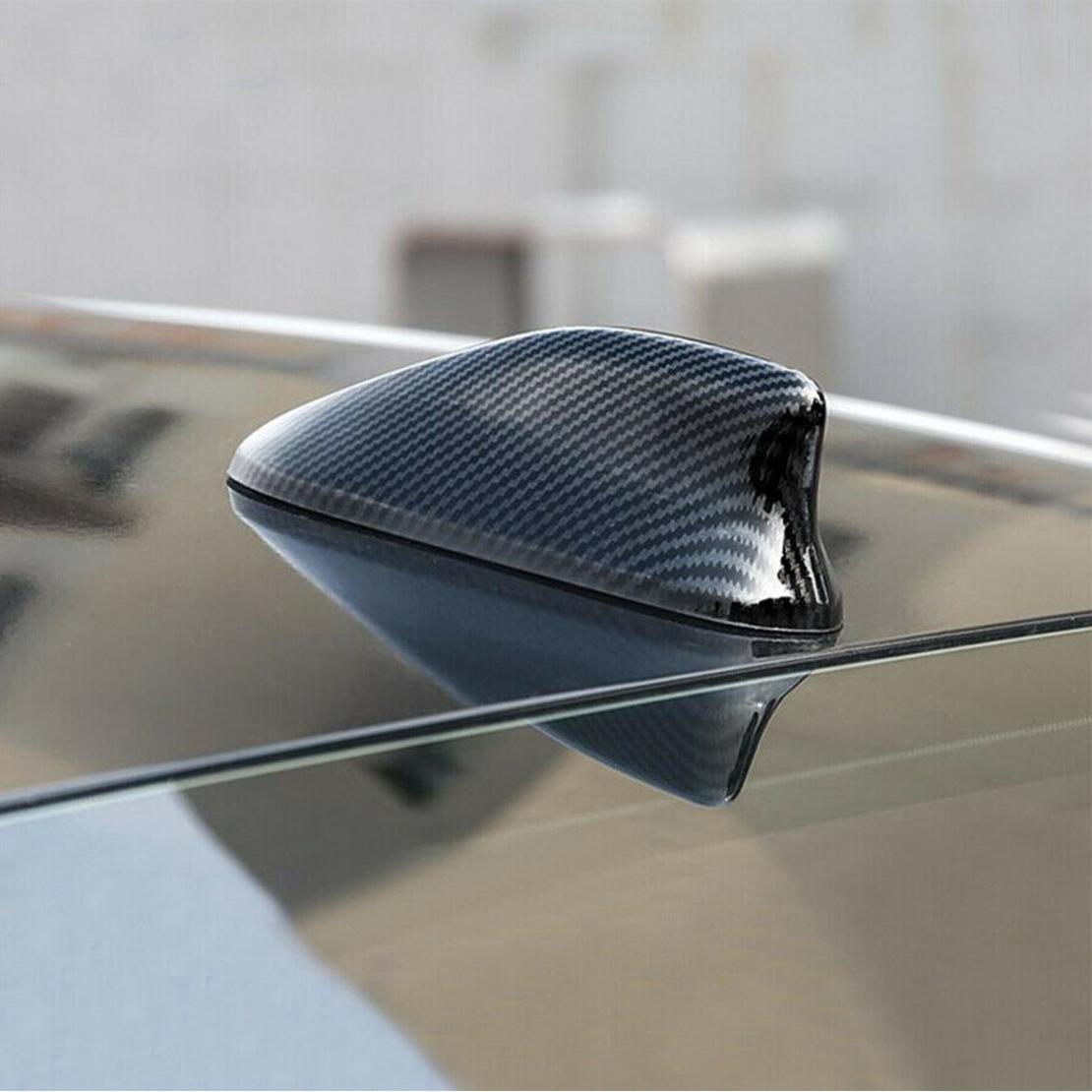 Carbon Fiber ABS Roof Shark Fin Antenna Aerial Cover fit for Honda