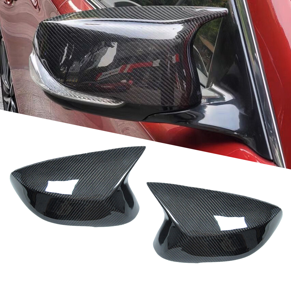 1Pair Carbon Fiber Side Mirror Cover Fit For Infiniti QX30 2016-2019 ...