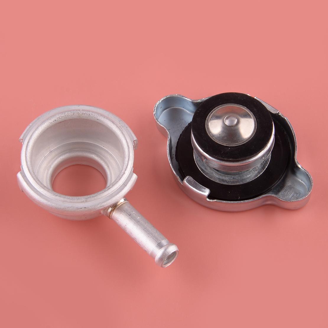 Aluminum Weld-On Radiator Filler Neck with Cap - Picture 1 of 7