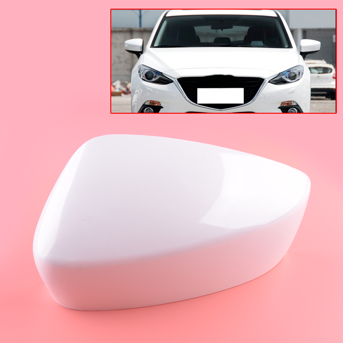 Links Außenspiegel Abdeckung Kappe Gehäuse Fit für Mazda 3