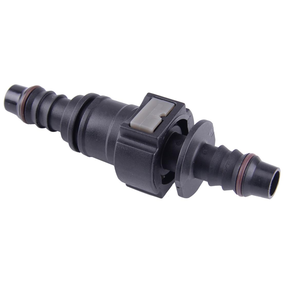 10mm Gas Fuel Line Petrol Hose Pipe Tube Quick Release Coupler Connector Black
