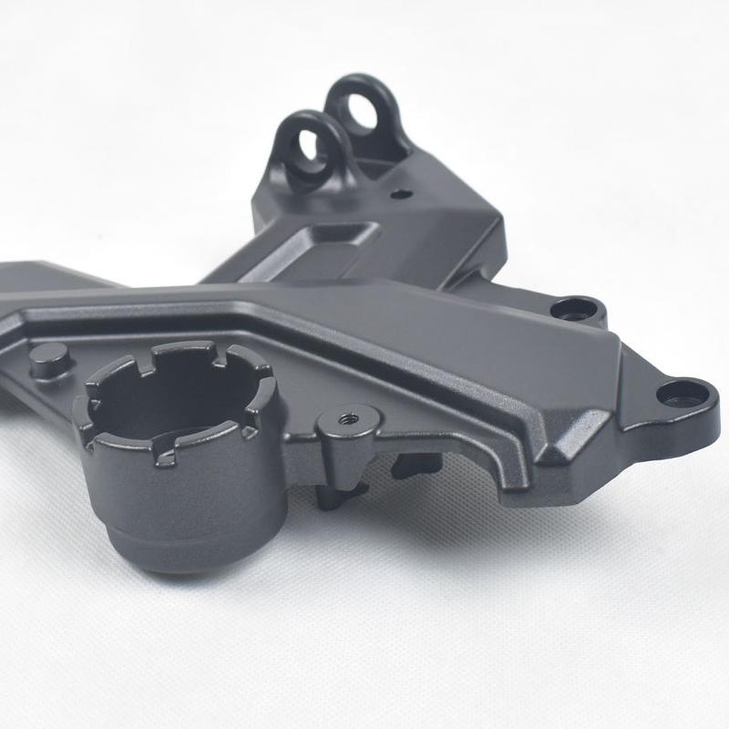 Fußrasten Blindplatte Für Kawasaki Ninja 650/Z650 2017-2023 – Aluminium, Schwarz/blau