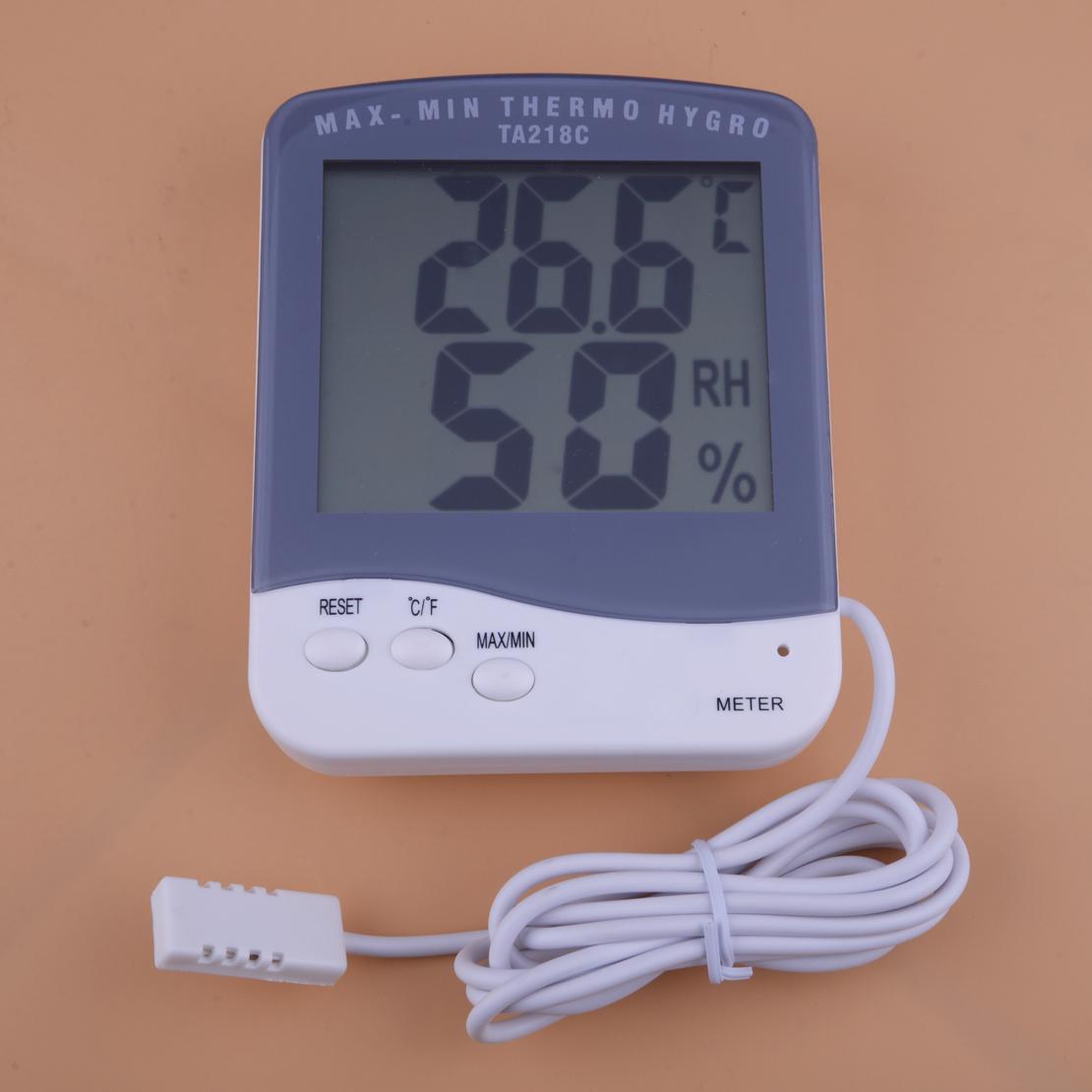 Digital Egg Incubator Pet Cage Humidity Monitor Thermometer Hygrometer ...